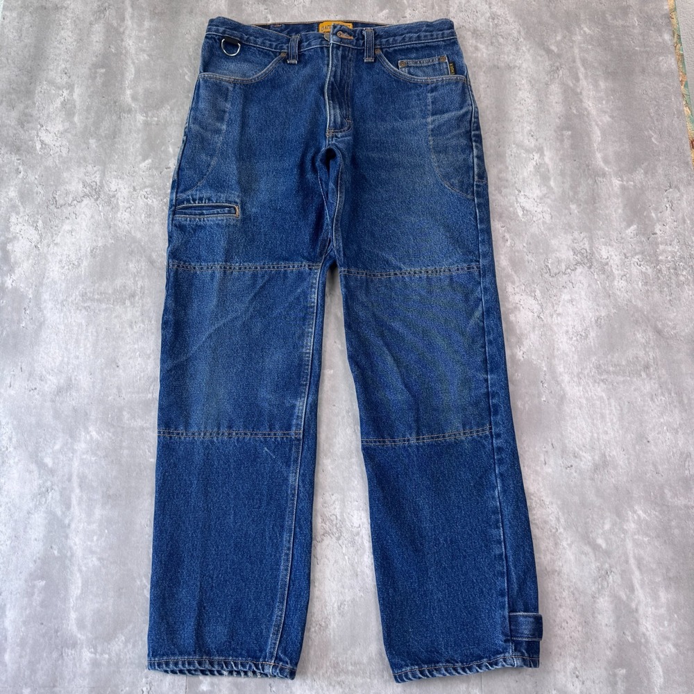 Diamond Gusset Jeans Defender 33x33 Double Knee Motorcycle Made With Kevlar